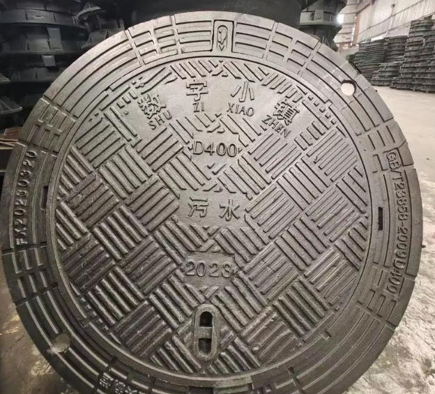 蠡县球墨铸铁防沉降井盖展示